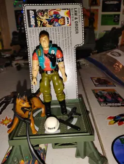 1987 G.I. Joe "Law & Order" action figure,