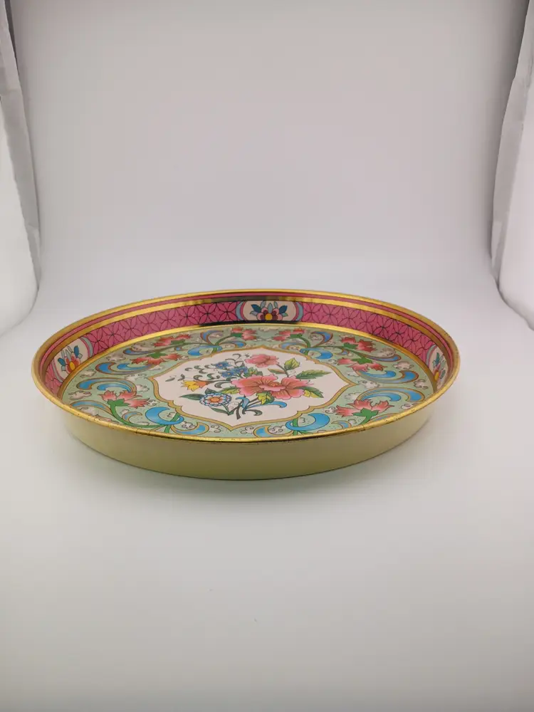 Vintage metal tray by Daher