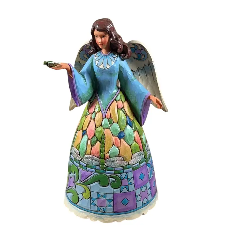 Jim Shore Follow Your Dreams Dragonfly Angel 9.5” READ