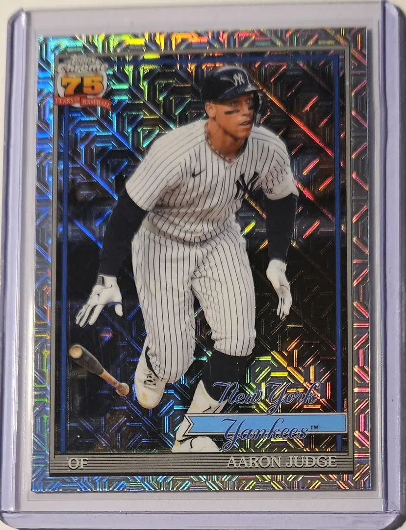 2026 Topps Series 1 1991 Chrome Mojo Aaron Judge
