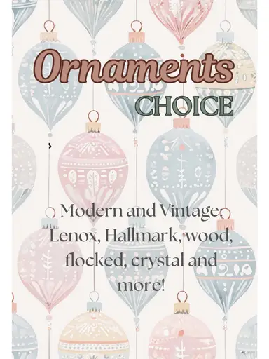 Ornaments Choice with Vanessa Gail Collecting Cousins