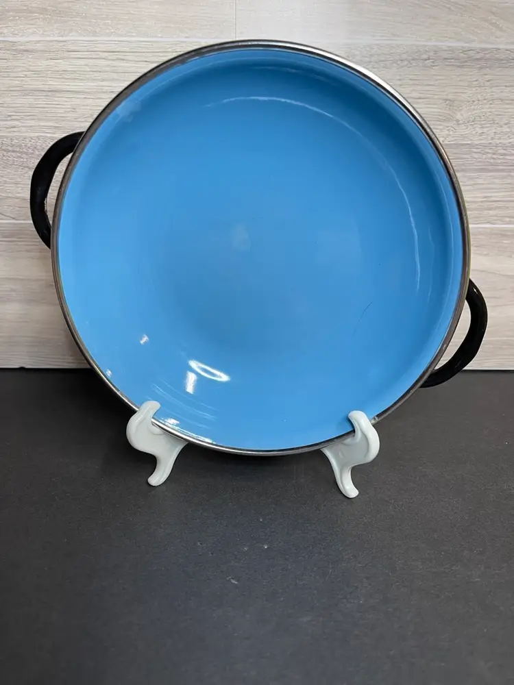 Inv. 6031 Emo-frite Enamelware Pans With Handles