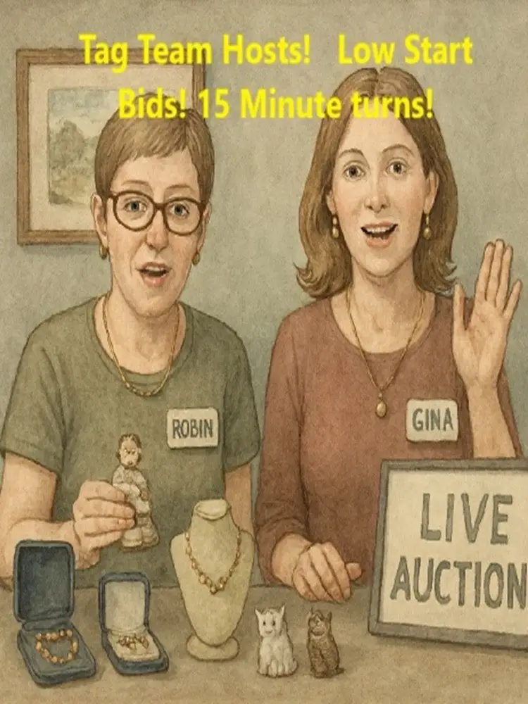 Robin’s Nest Resale and Timeless Treasures By Gina Tag Team Jewelry and Smalls