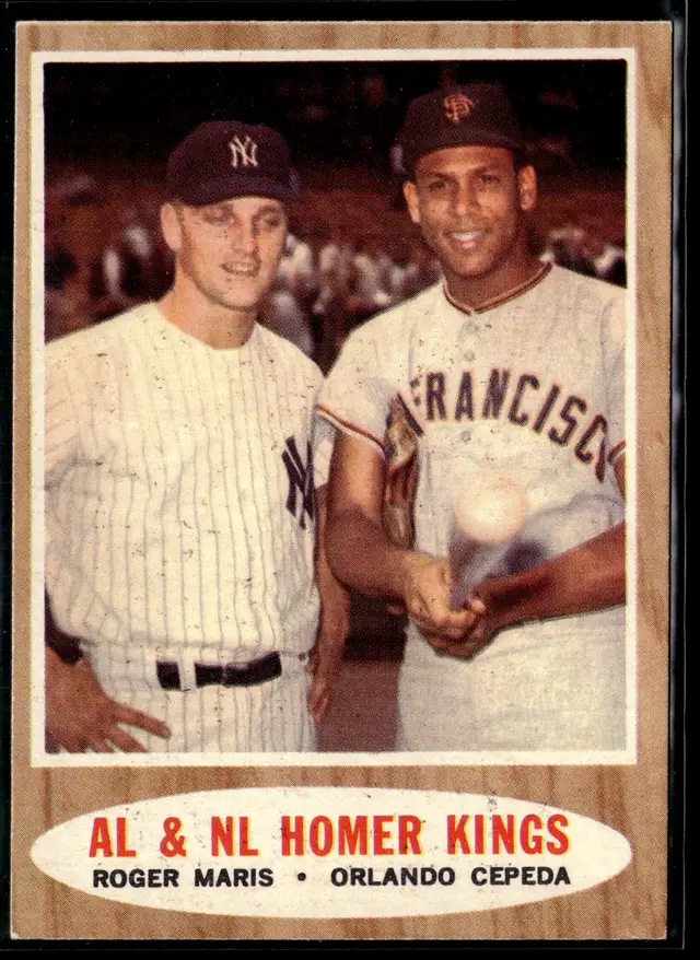 #78 Rogers Maris / Orlando Cepeda 1962 Topps #401 *LIVE AUCTION*