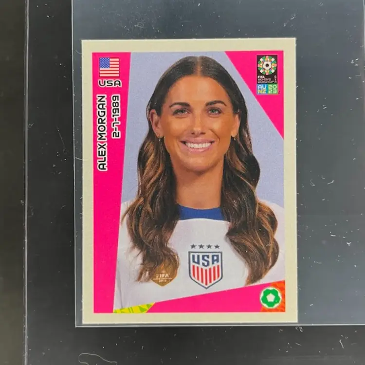 Alex Morgan 2023 Panini Women’s World Cup Sticker USA Soccer Card