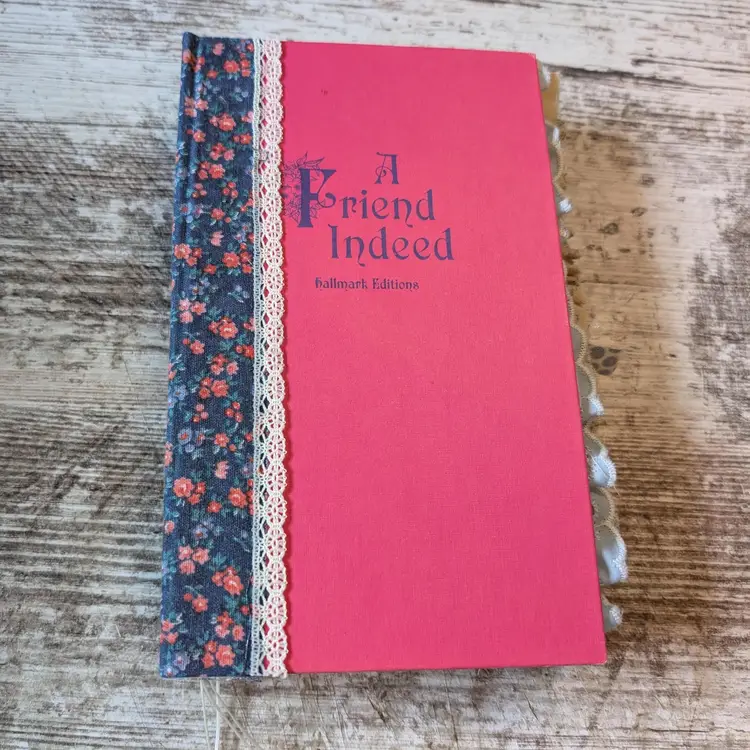 Handmade Junk Journal "A Friend Indeed" Vintage