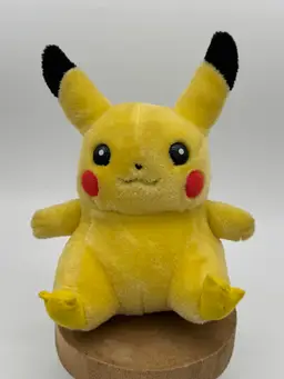Vintage 1998 Nintendo Hasbro Pokemon PIKACHU 8" Plush Stuffed Game Freak