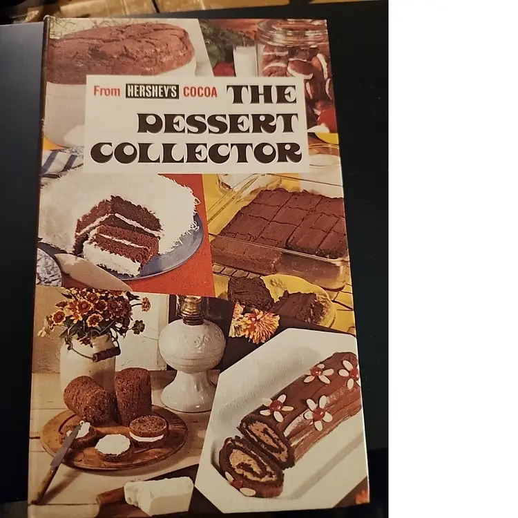 Hershey's Cocoa Vintage Dessert Collector Cookbook Recipe Card Organizer 1970s