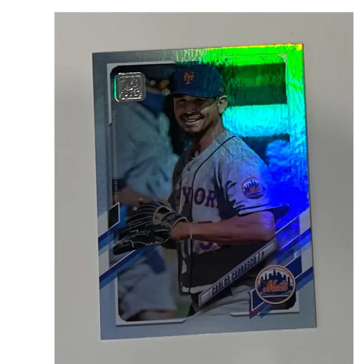 Carlos Carrasco Rainbow Foil New York Mets