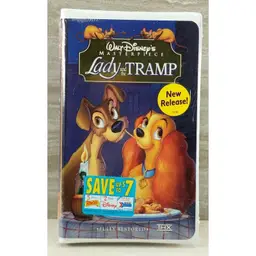 Disney Lady and the Tramp (VHS, 1998) Masterpiece Collection - Clamshell SEALED
