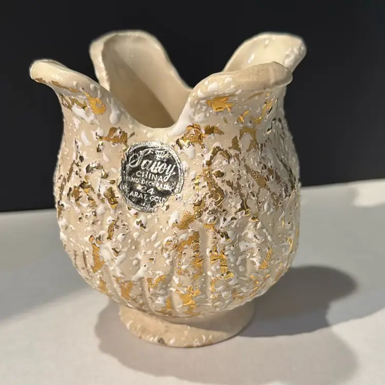 MCM Savoy 24K Splatterware Vase