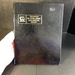 Hard Cover 6 Column Book