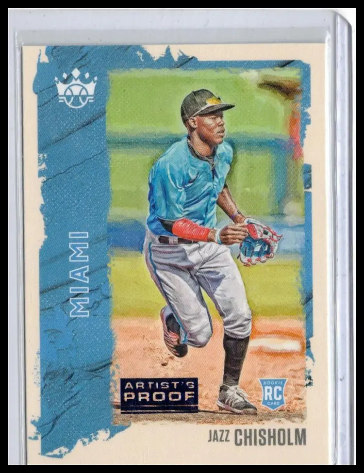 2021 Panini Diamond Jazz Chisholm RC Artist Proof