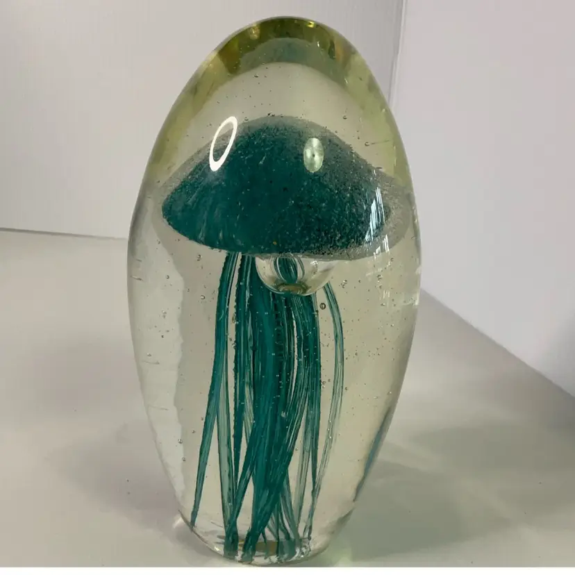 Large Effervescent Jellyfish Paperweight