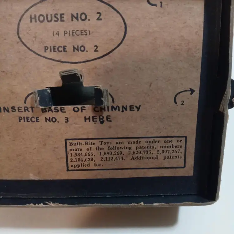 Antique 1920's Built Rite Toys No. 2