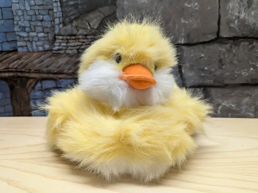Russ Berrie Waddles Duck Plush Stuffed Animal Chick 12in Yellow Fluffy Duckling Toy Farm