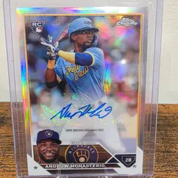 Andrew Monasterio topps chrome auto /499