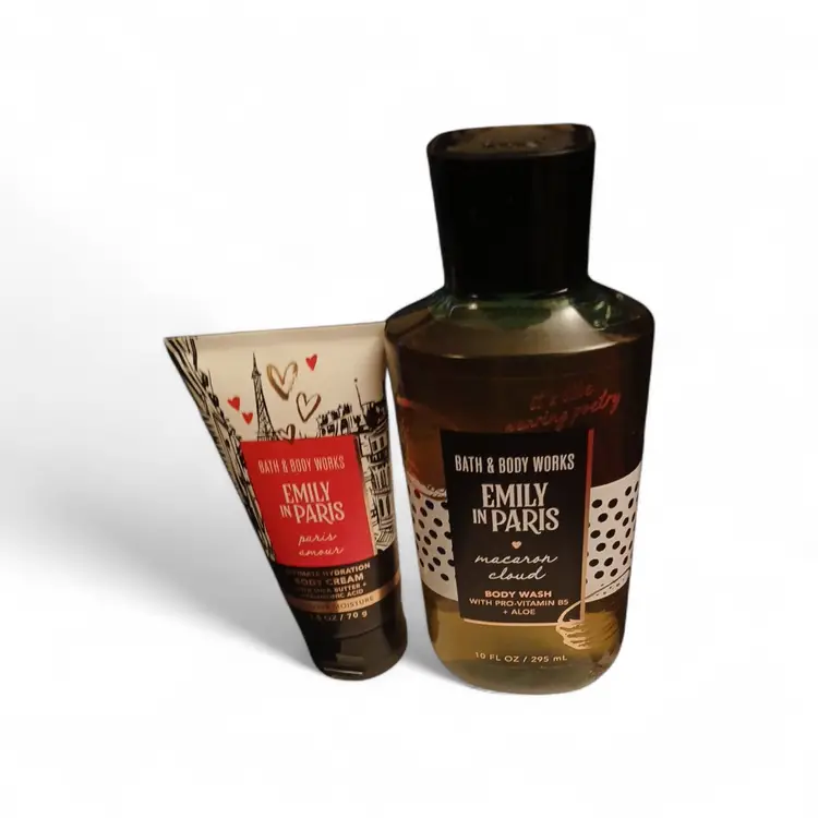 Bath & Body Works Emily in Paris Bundle Body Wash (10 oz) & Cream (2.5 oz) NWT