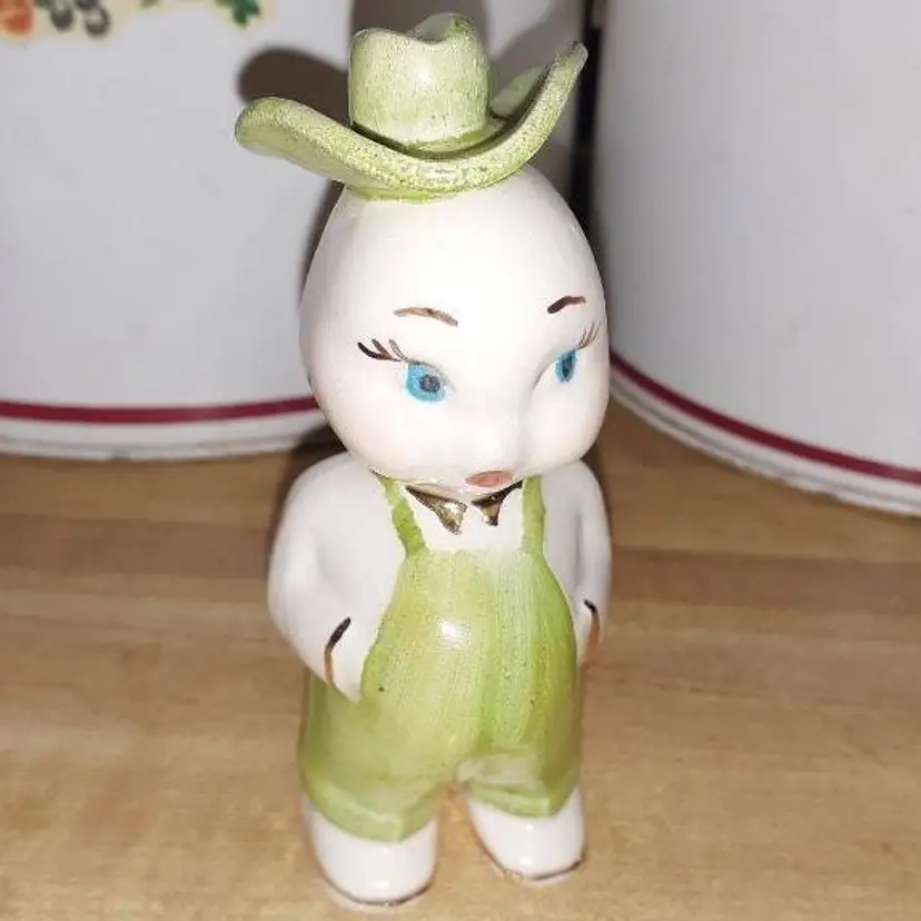 Vintage Anthropomorphic Farmer Figurine Weirdo