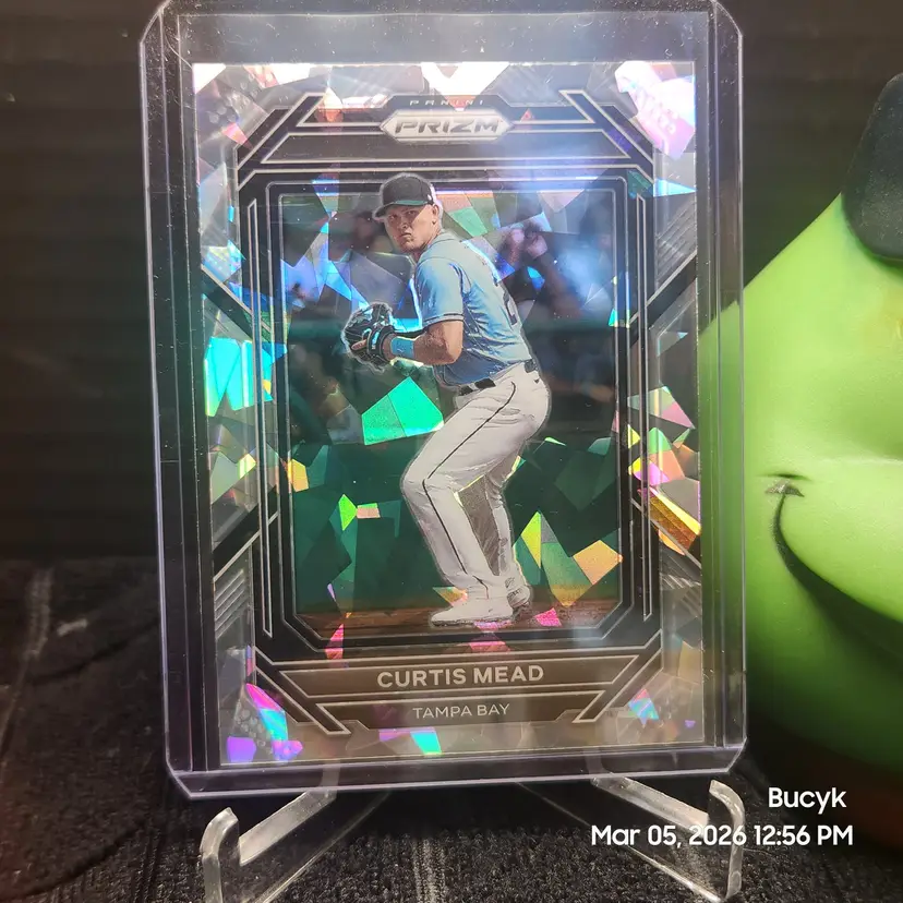 2023 Panini PRIZM Cracked Ice - Curtis Mead Tampa Bay Rays