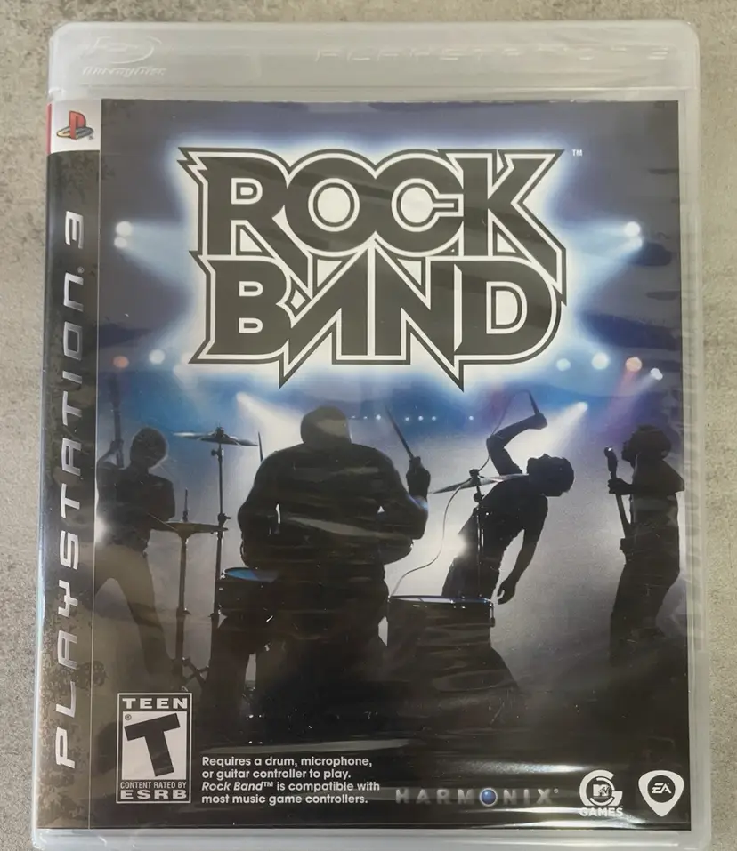 Factory Sealed Rock Band PS3 Game – Minor Seal Wear