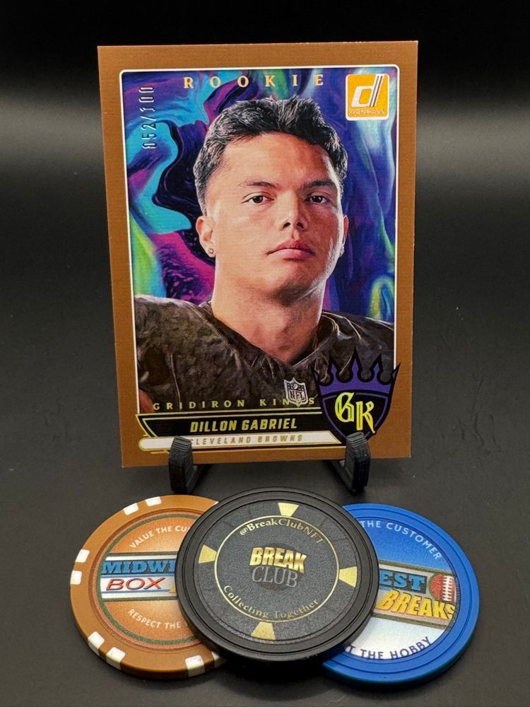 Dillon Gabriel 052/100 Gridiron Kings 2025 Donruss Cleveland Browns
