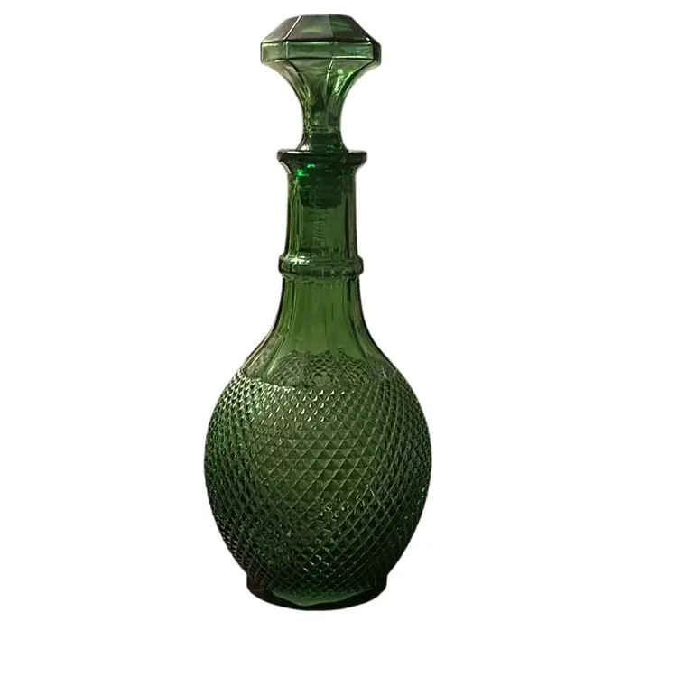 Empoli Made In Italy Green Decanter