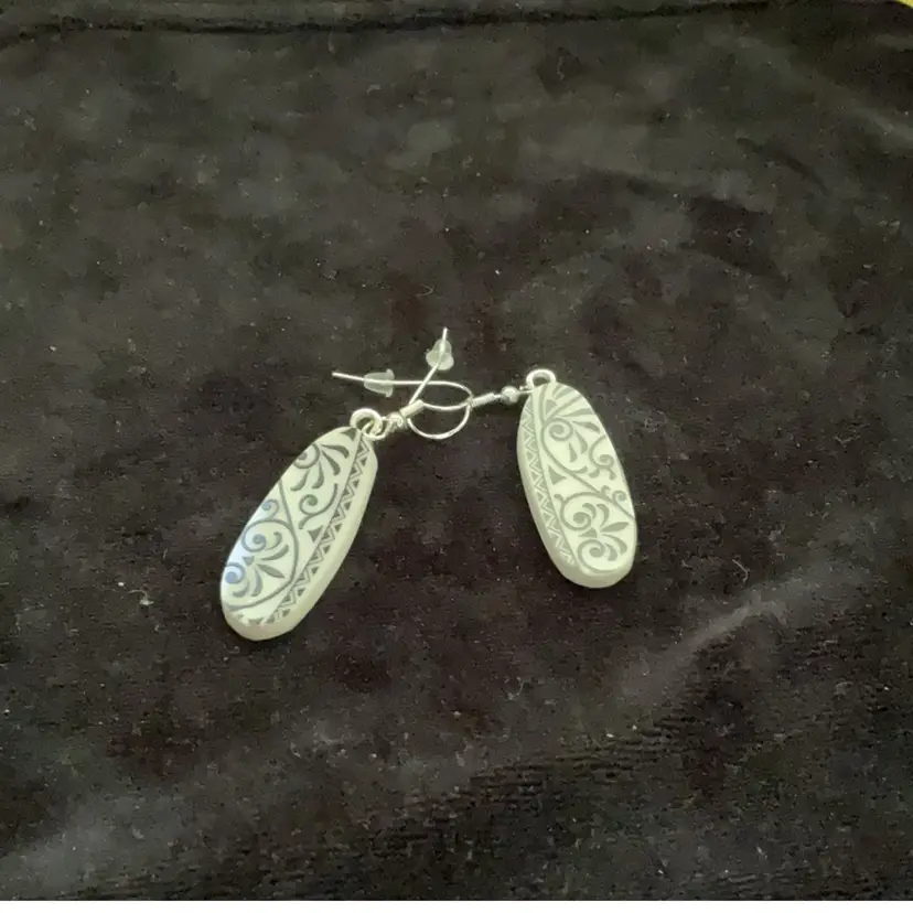 Broken Saucer Earrings Made By Me