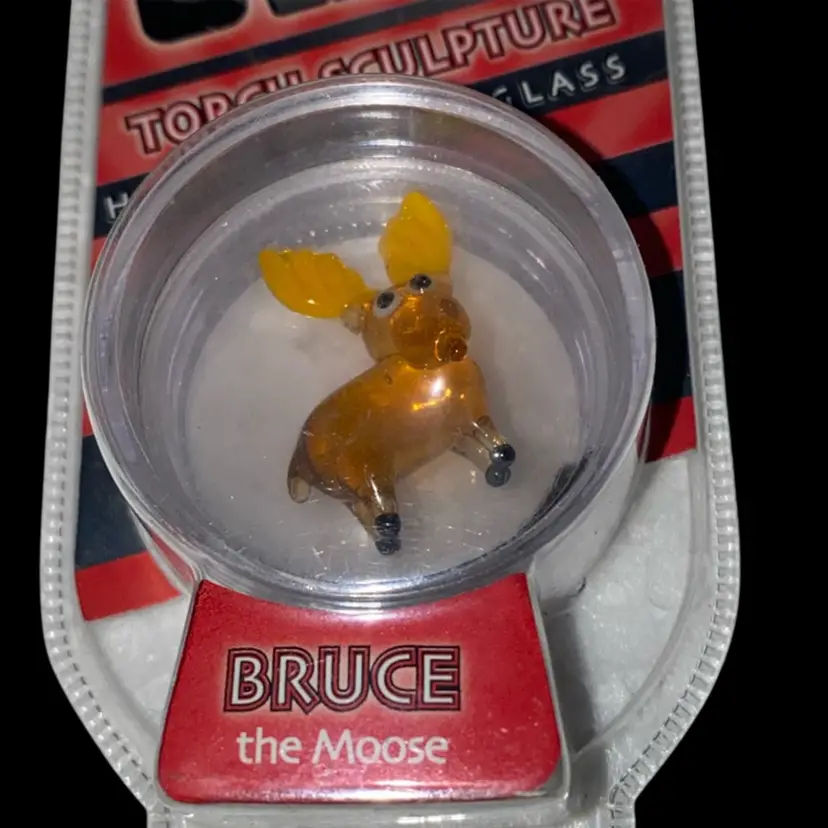 33% Off Sale- Limited Edition Looking Glass Torch Sculpture Bruce The Moose Front And Back Photos (was $12)