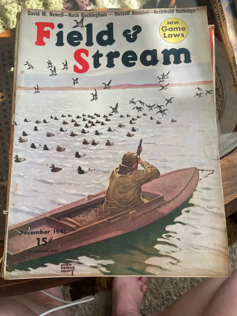 Field & Stream December 1941 Vintage Hunting Magazine Hunting Fishing