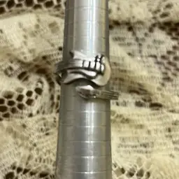 Guitar Silvertone Adjustable Custom Ring 8.5-10