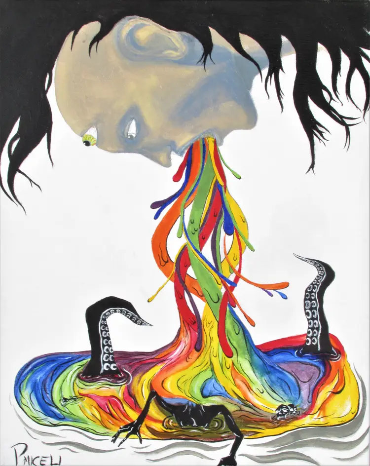 Dreaming of Throwing Up Painting