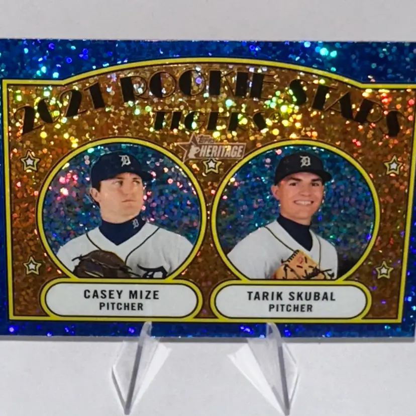 Tarik Skubal & Casey Mize Rookie Blue Sparkle 🔥