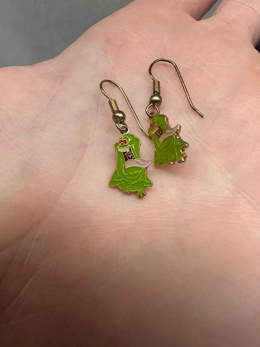 Slimer Earrings Ghost Spirit Paranormal Ghost Busters