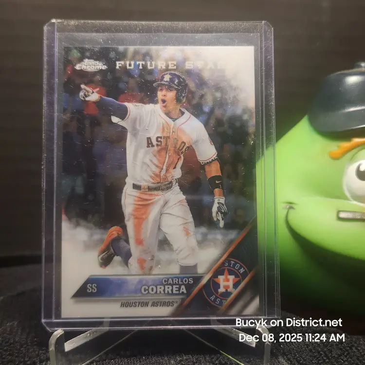 2016 topps Chrome Future Stars - Carlos Correa Houston Astros