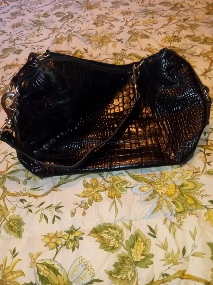 RALPH LAUREN PURSE FAUX LEATHER PRE-OWNED EXCELLENT CONDITION