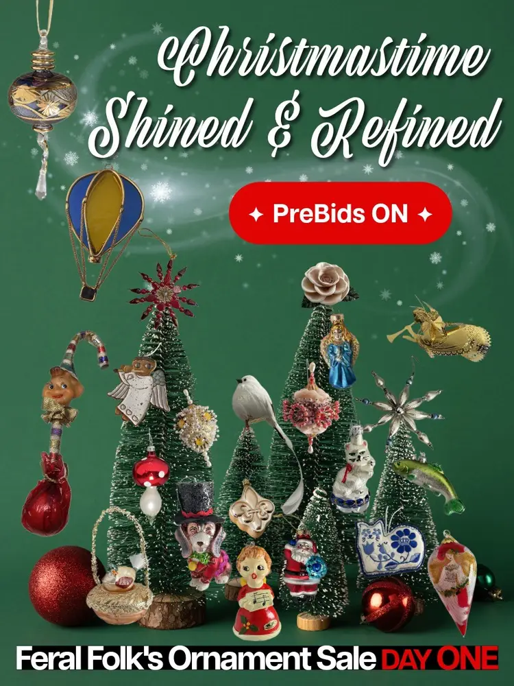 🎄 ORNAMENTS Day 1 🎄 Beaded, Glass, Pushpin, Porcelain & More! 