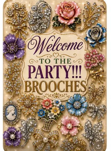 Welcome To The Brooches Party!!!