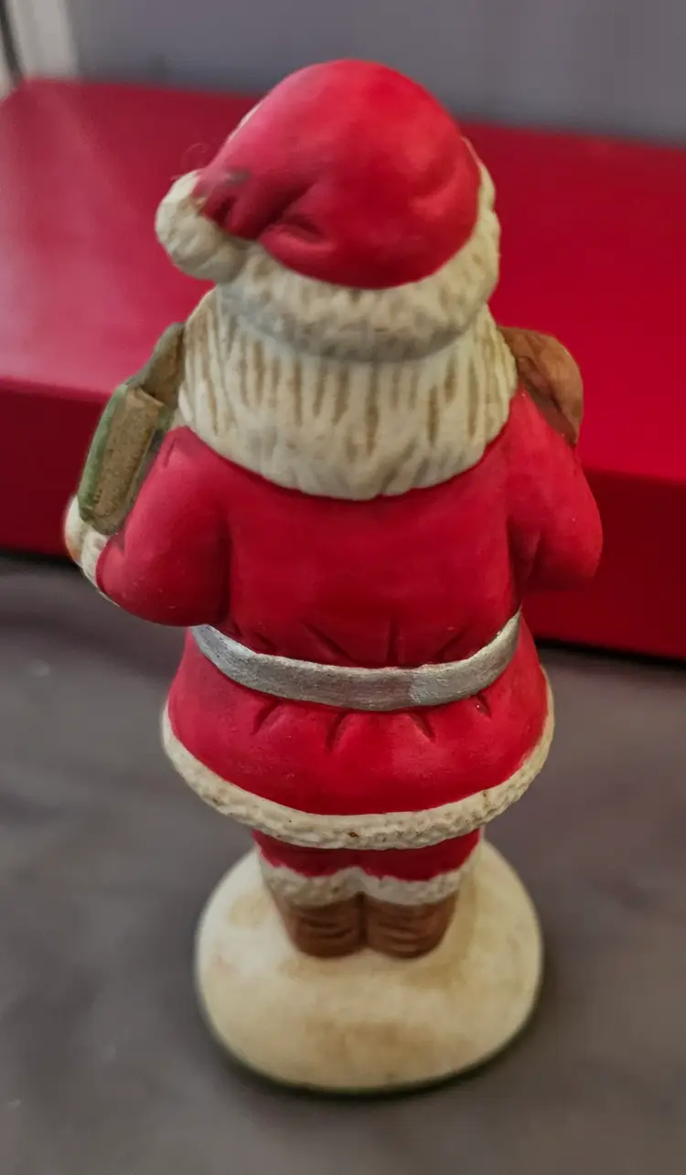 Vintage Old-World Santa USA/1935 Porcelain Christmas Figurine