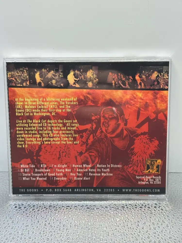 The Goons Live At The Black Cat CD VG+