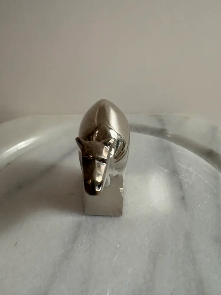 Vintage 1970s DANSK Gunnar Cyren Silver Plated Camel