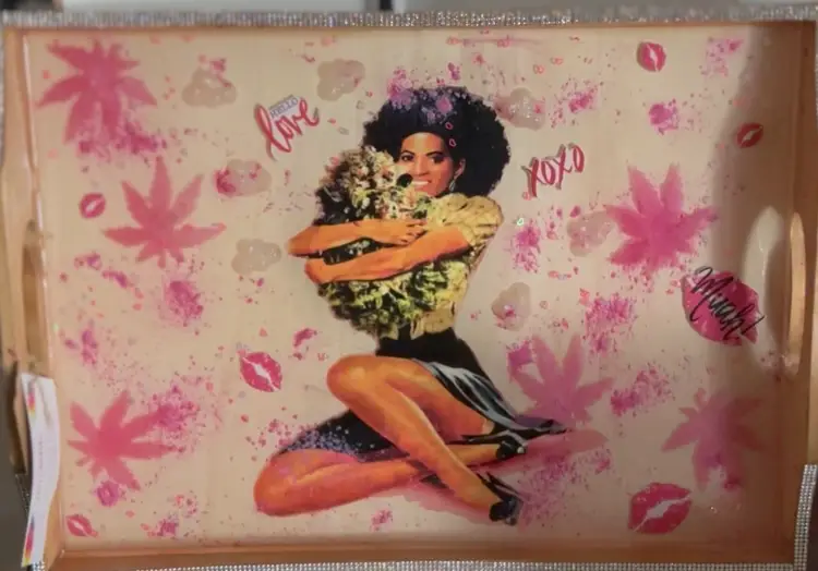 “All Mine” Rolling Tray Set