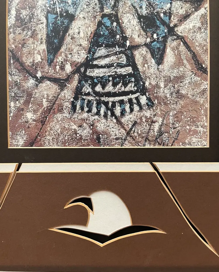 Fire Thunder Cecilia Henle Native American Mythology Ltd Edition Print Unframed