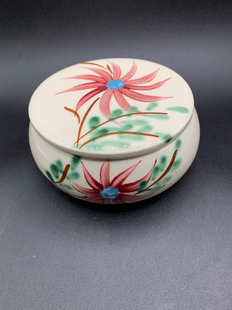 #01 Robinson Ransbottom Pottery RRP Rustic Ware Covered Dish Dresser Box Roseville