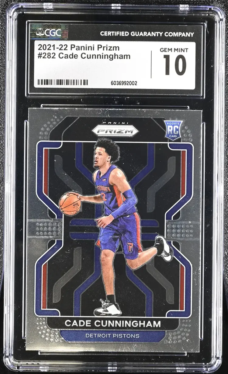 2021 Panini Prizm #282 CADE CUNNINGHAM Rookie RC Gem Mint CGC 10