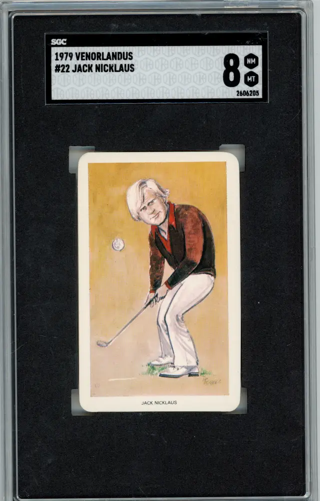 1979 Venorlandus JACK NICKLAUS #22 RC Rookie GOLF SGC 8 NM-MT