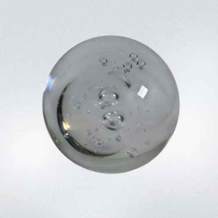 020. Clear Bullicante 2.5” Paperweight