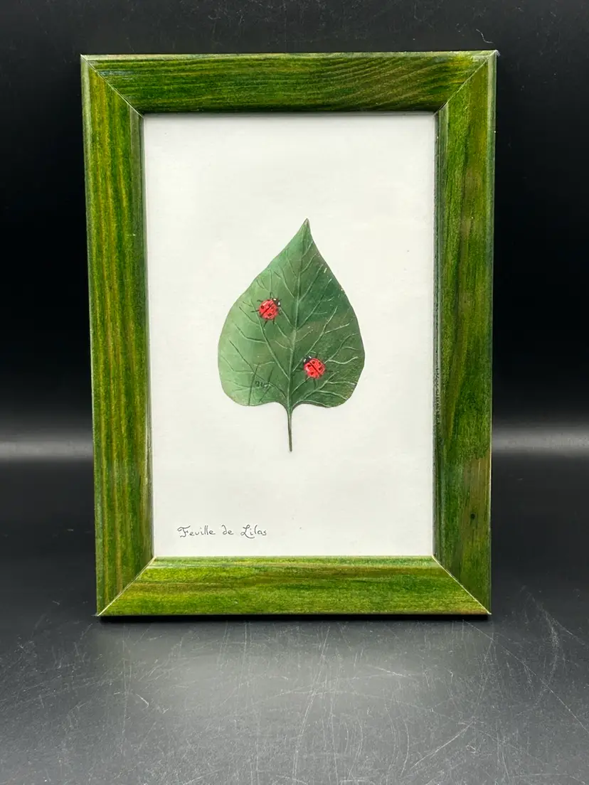 Beatrice Jouty French Artist Artwork Signed “Feuille De Lilas”