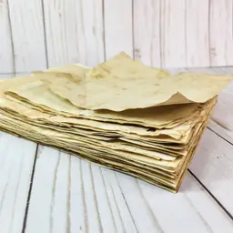 30 Sheets Coffee Dyed Paper Grunge Junk Journal Craft Various Sizes *READ*