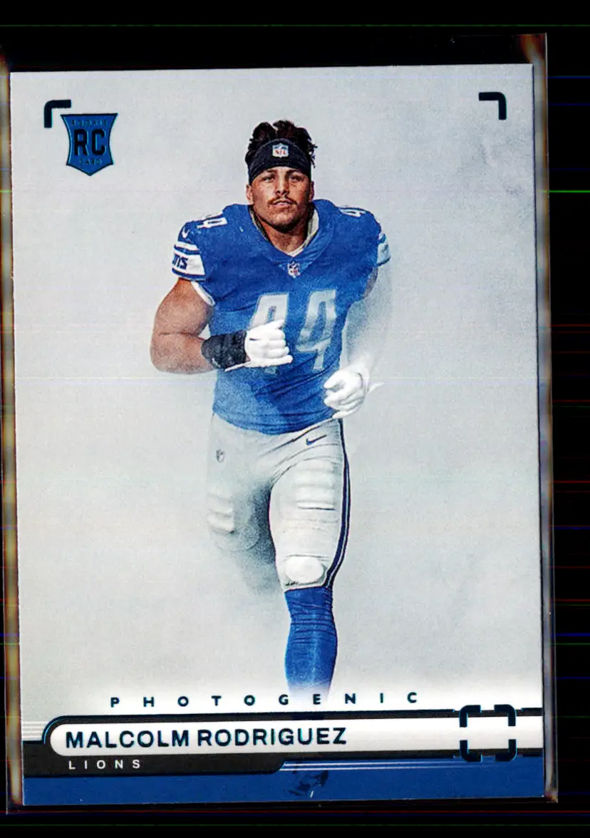 Malcolm Rodriguez 2022 Panini Chronicles Photogenic Teal #PH-46 - (113) - Detroit Lions